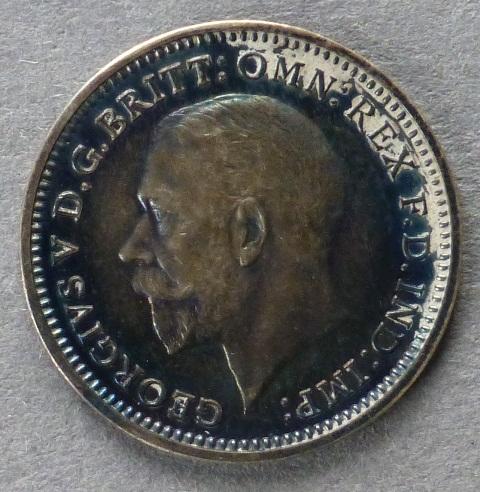 George V Proof threepence George V Proof threepence