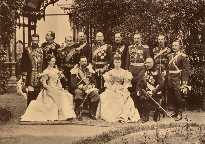Representatives of Britain at the coronation of Nicholas II, Emperor of Russia Representatives of Britain at the coronation of Nicholas II, Emperor of Russia
