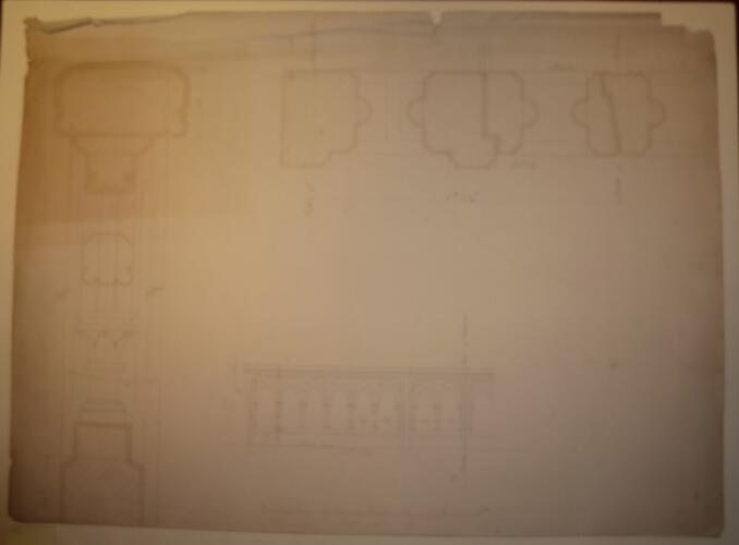 St Mildred's church, Whippingham; altar rail designs St Mildred's church, Whippingham; altar rail designs
