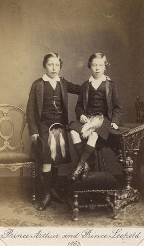 Prince Arthur, Duke of Connaught and Strathearn (1850-1942) and Prince Leopold, Duke of Albany (1853-84) when Prince Arthur and Prince Leopold Prince Arthur, Duke of Connaught and Strathearn (1850-1942) and Prince Leopold, Duke of Albany (1853-84) when Prince Arthur and Prince Leopold