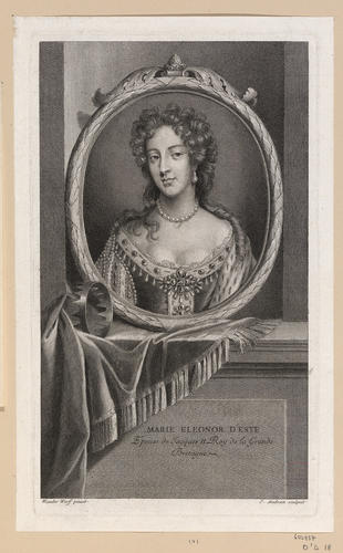 MARIE ELEONOR D'ESTE Epouse de Jacques II Roy de la Grande Bretagne
