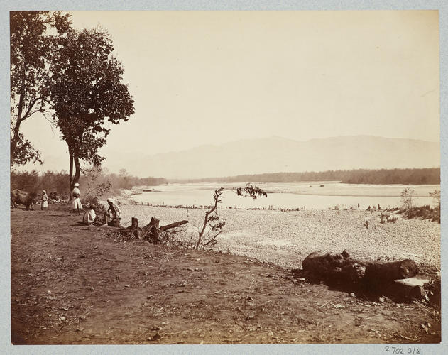 View of the Sardah River looking towards the Nepaulese Frontier, Terai: Prince of Wales Tour of India 1875-6 (vol. 6) View of the Sardah River looking towards the Nepaulese Frontier, Terai: Prince of Wales Tour of India 1875-6 (vol. 6)