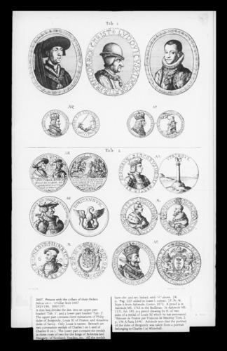 Coins: Princes with collar of their Orders Coins: Princes with collar of their Orders