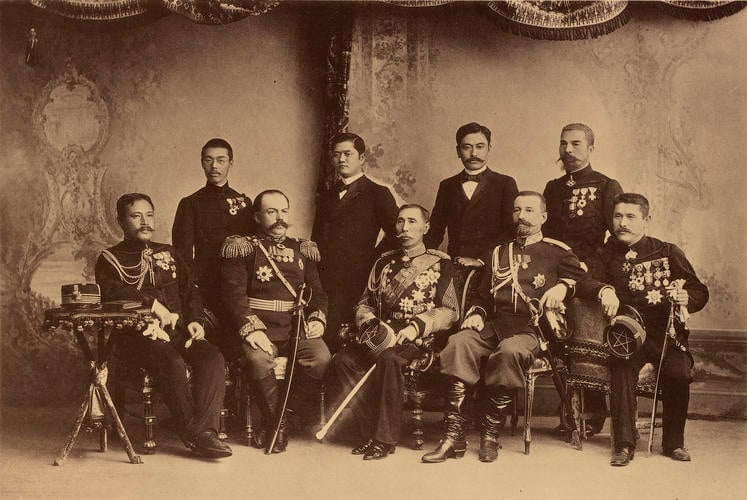 Representatives of Japan at the coronation of Nicholas II, Emperor of Russia Representatives of Japan at the coronation of Nicholas II, Emperor of Russia