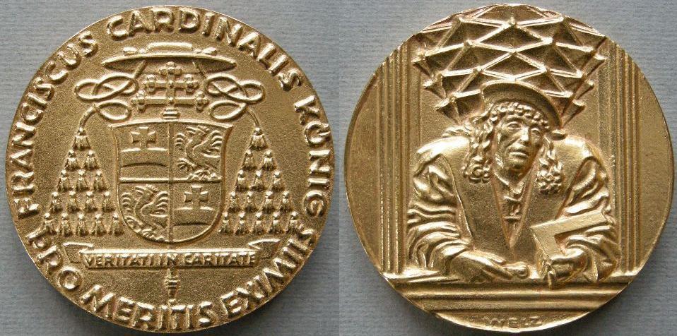 Austria. Medal of Master Anton Pilgram, architect of St. Stephen's Cathedral. Vienna Austria. Medal of Master Anton Pilgram, architect of St. Stephen's Cathedral. Vienna
