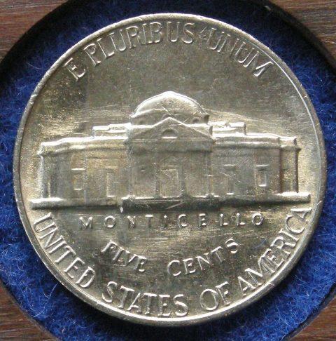 U. S. A. Five cents, 1964 U. S. A. Five cents, 1964