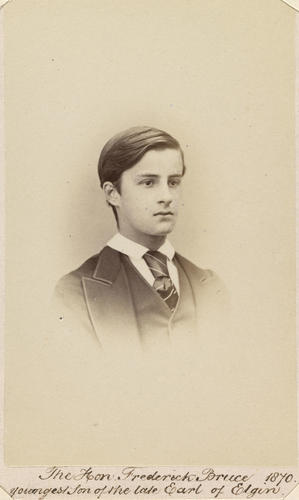 The Hon Frederick Bruce, youngest son of the late Earl of Elgin. [Photographs, English Portraits. Volume 70. ]