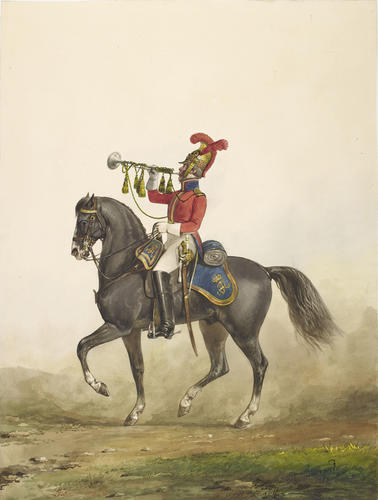 Saxon Army. Trumpeter, Garde du Corps, 1810
