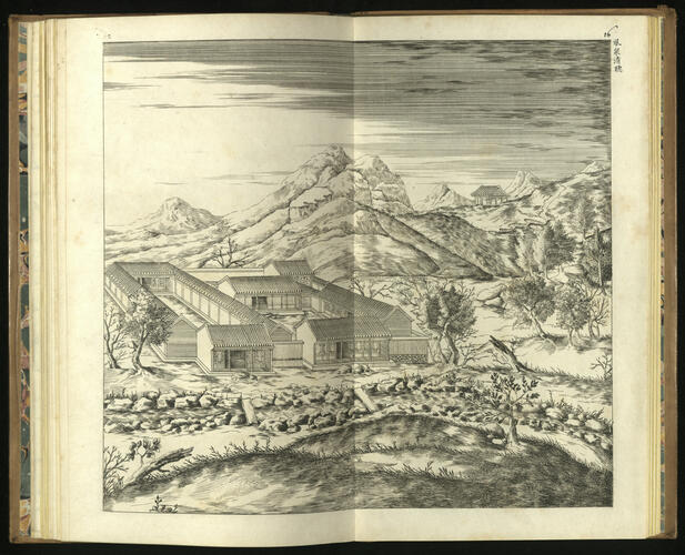 Prospettiva de luoghi di delizie dell'Imperador della Cina / dessignate e scolpite dal missionario D. Matteo Ripa, Ab. di S. Lorenzo in Avena
