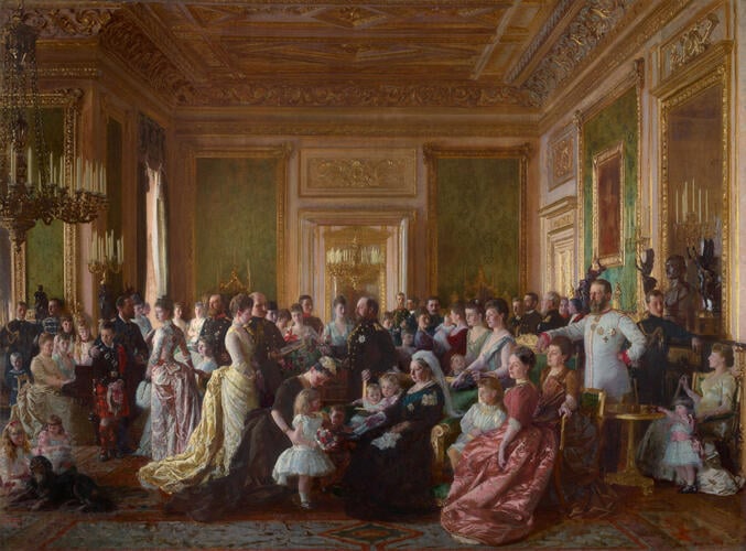The Family of Queen Victoria in 1887