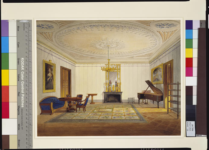 Schloss Callenberg: the Duchess's sitting-room