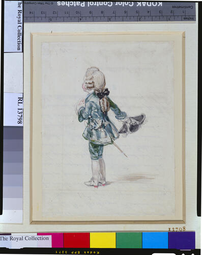 Princess Helena as the marquis de Bellegarde