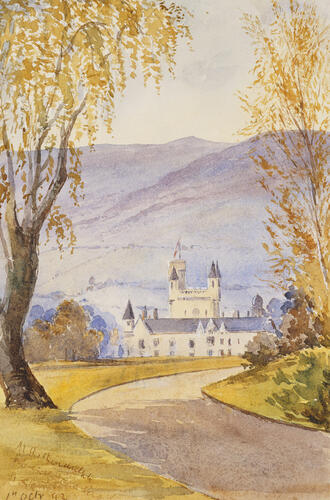 Balmoral Castle from the west