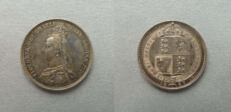 Victoria 'Jubilee head' shilling