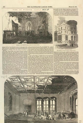 Fire at Windsor Castle (March 19th, 1853) Fire at Windsor Castle (March 19th, 1853)