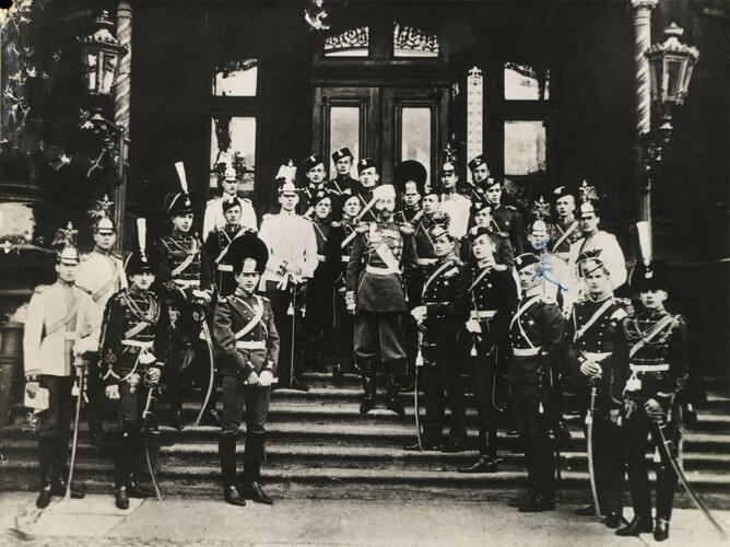 Grand Duke Constantine Constantinovich with military cadets Grand Duke Constantine Constantinovich with military cadets