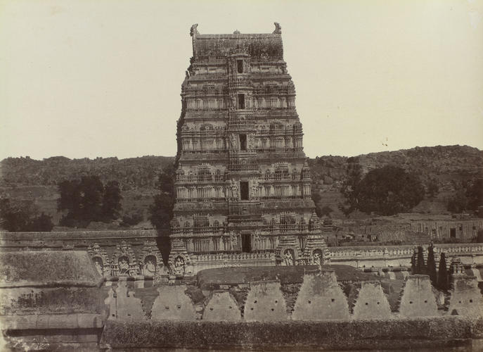 Lateral Gateway of the Virupaksha Temple at Beejanuggur Lateral Gateway of the Virupaksha Temple at Beejanuggur