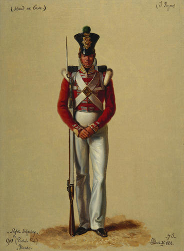 Private John Rogers, 90th Regiment of Foot (or Perthshire Volunteers) (Light Infantry) Private John Rogers, 90th Regiment of Foot (or Perthshire Volunteers) (Light Infantry)