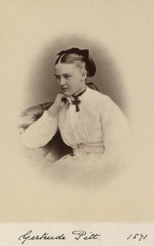 Gertrude Pitt. [Photographs, English Portraits. Volume 70. ]