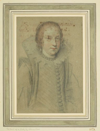 A portrait of a woman