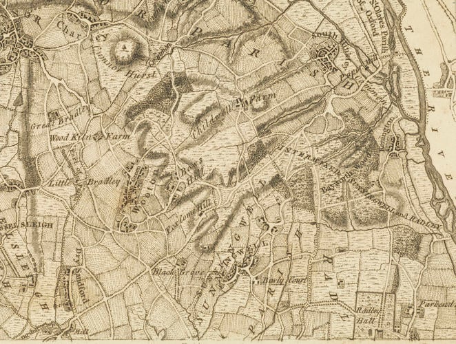 Rocque's Map of Berkshire Rocque's Map of Berkshire