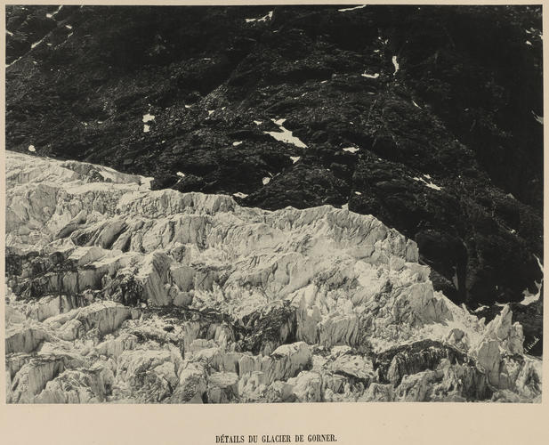 Details du glacier de Gorner