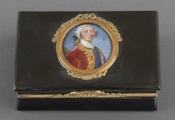 Snuff box with inset miniature of Frederick, Prince of Wales (1707 - 1751)