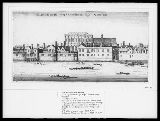 Whitehall from the river
