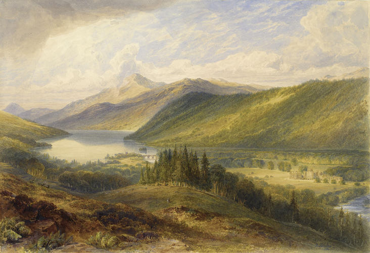 Taymouth Castle and Loch Tay: a distant view Taymouth Castle and Loch Tay: a distant view