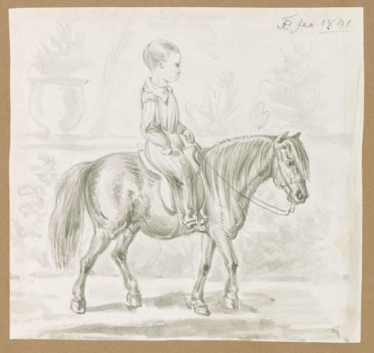 Prince Pedro on a pony Prince Pedro on a pony