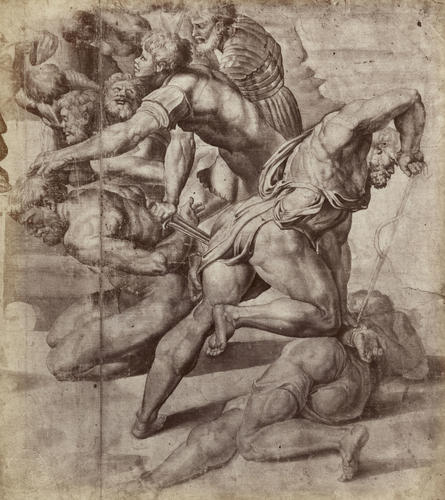 A battle scene [from 'The Victory at Ostia']