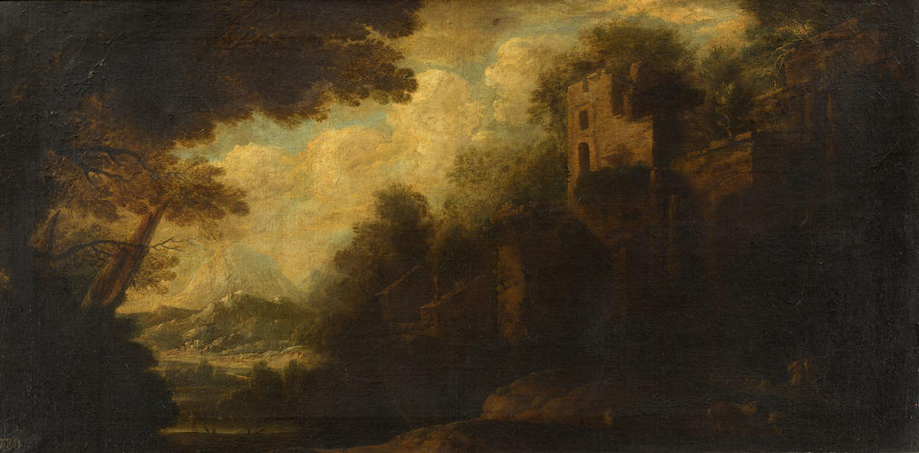 Landscape with a Large Ruin Landscape with a Large Ruin