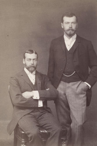 George, Duke of York, and Tsarevitch Nicholas of Russia, 1893 [in Portraits of Royal Children Vol. 41 1893-1894]