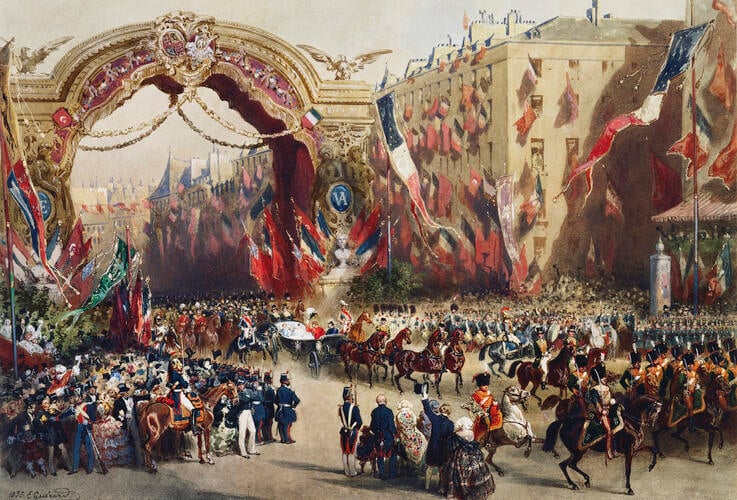 Queen Victoria's entry into Paris, 18 August 1855