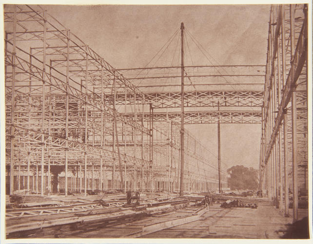 'Crystal Palace, Hyde Park, in progress of demolition. ' 'Crystal Palace, Hyde Park, in progress of demolition. '