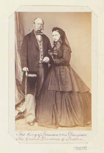 The King of Prussia and his daughter the Grand Duchess of Baden The King of Prussia and his daughter the Grand Duchess of Baden