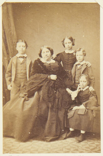 Louise Marie Thérèse, Dowager Duchess of Parma with her children Louise Marie Thérèse, Dowager Duchess of Parma with her children