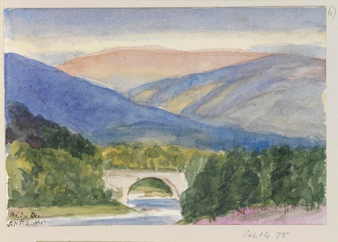 Master: SKETCHES BY QUEEN VICTORIA II
Item: Bridge Dee