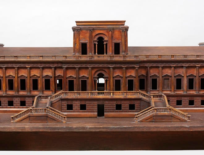 Model of a proposed new palace for Richmond