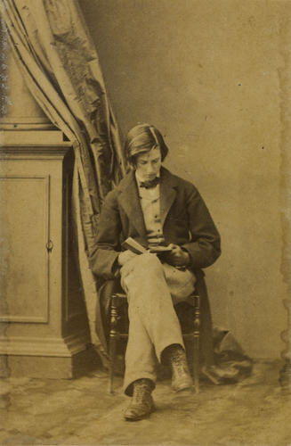 Portrait of an unknown man reading Portrait of an unknown man reading