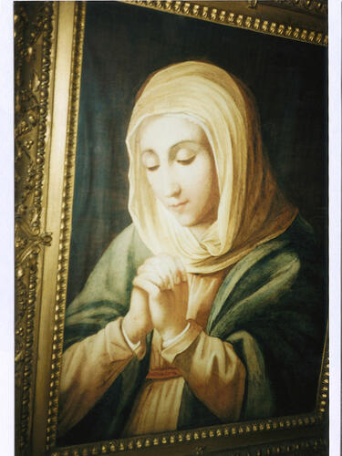 Praying woman, possibly the Virgin Mary or a saint Praying woman, possibly the Virgin Mary or a saint