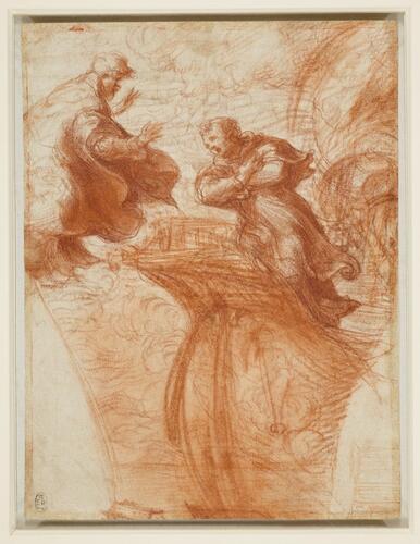 St Anselm appearing to the Abbot Helsin