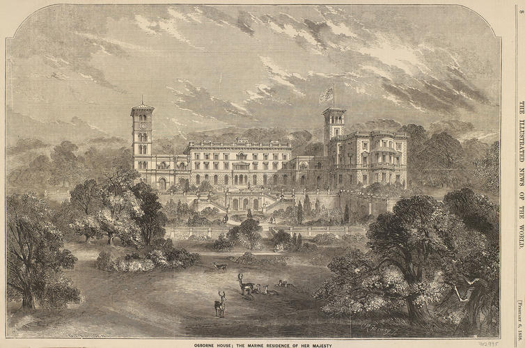 Illustrated News of the World. Osborne House, the marine residence of Her Majesty Illustrated News of the World. Osborne House, the marine residence of Her Majesty