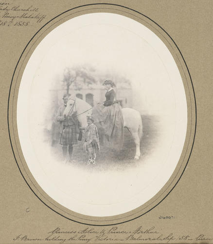 John Brown, Prince Arthur and Princess Alice at Balmoral John Brown, Prince Arthur and Princess Alice at Balmoral