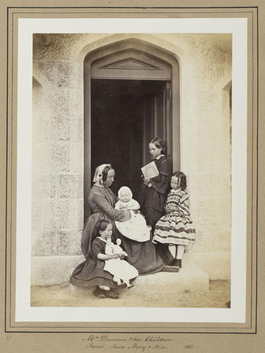 Mrs Duncan and her children, Jessie, Jane, Mary and Alice