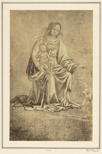 The Virgin and Child, with an infant
