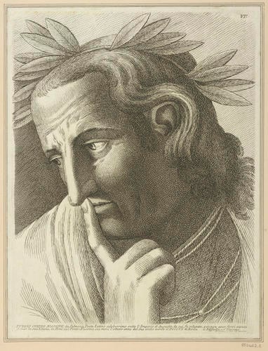 Master: Set of twenty-four heads from the 'Parnassus'
Item: Head of poet [from the 'Parnassus']