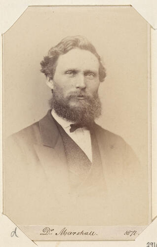 Dr Marshall. 1871. [Royal Household Portraits. Volume 55. ]