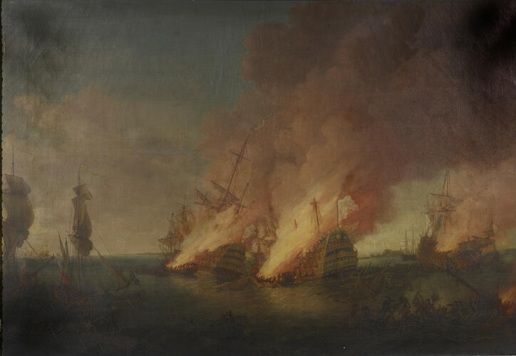 The Battle of La Hogue, 1692