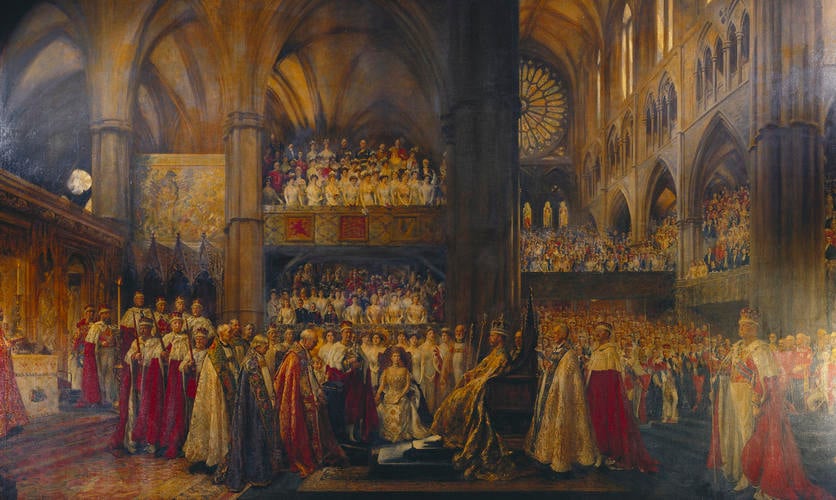The Coronation of King George V (1865-1936)